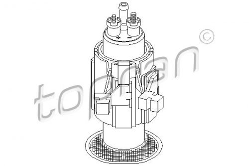 TOPRAN Kraftstoffpumpe, 500 817 von Topran