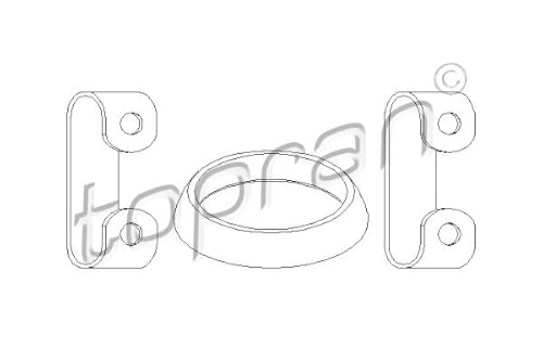 TOPRAN Montagesatz, Abgasrohr von Topran