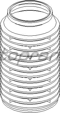 TOPRAN Schutzkappe/Faltenbalg für Stoßdämpfer, 200 431 von Topran
