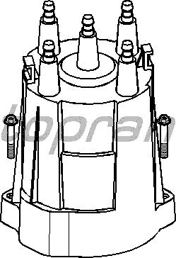 TOPRAN Zündverteilerkappe, 202 000 von Topran