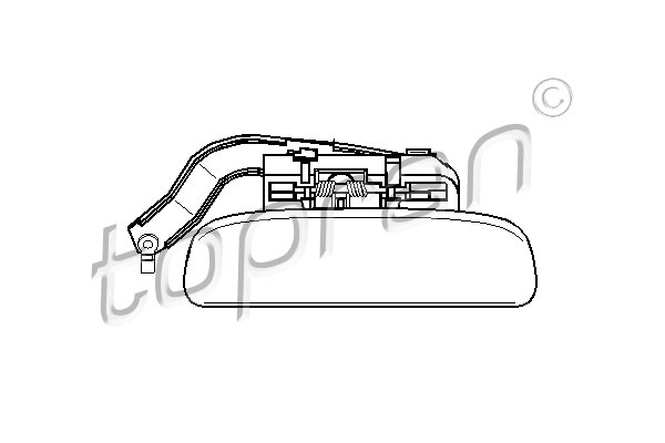 Türgriff vorne rechts Topran 721 722 von Topran