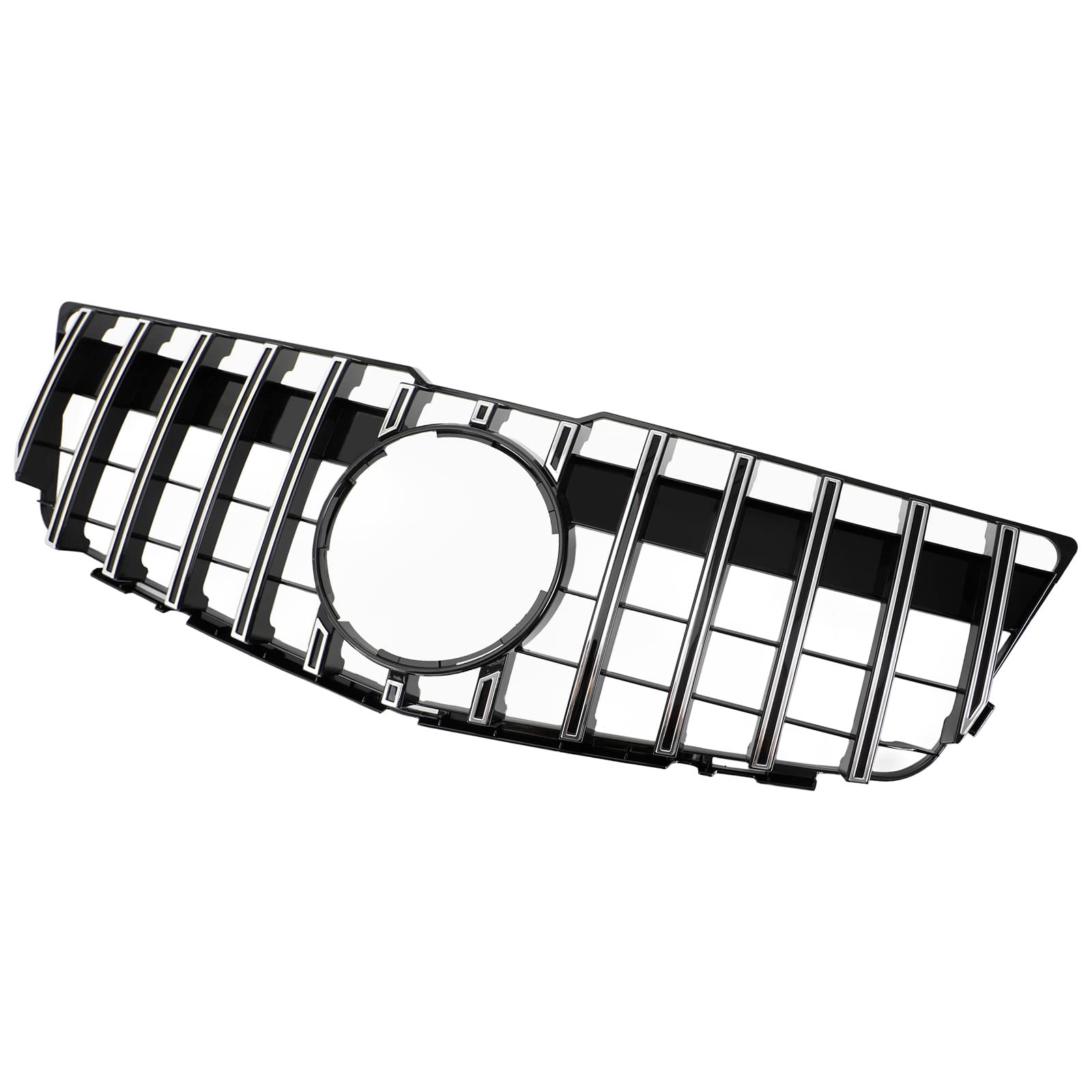 Auto Frontgrill, Frontstoßstange oberer Grill Kühlergrill passend für Ben-z GLK X204 2008-2012 GT Style von Topteng