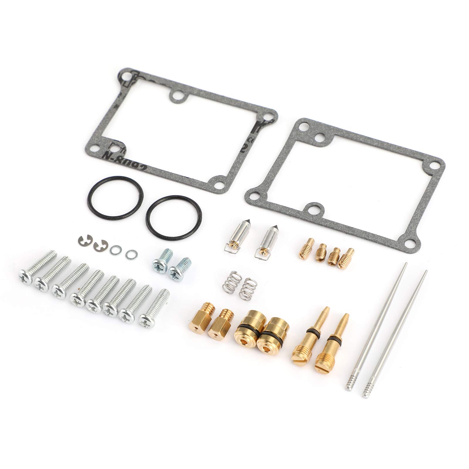 Topteng 2x Vergaser Reparatur-Carb-Rebuild Kit für Yama-ha Banshee 350 YFZ350 YFZ 350 ATV von Topteng