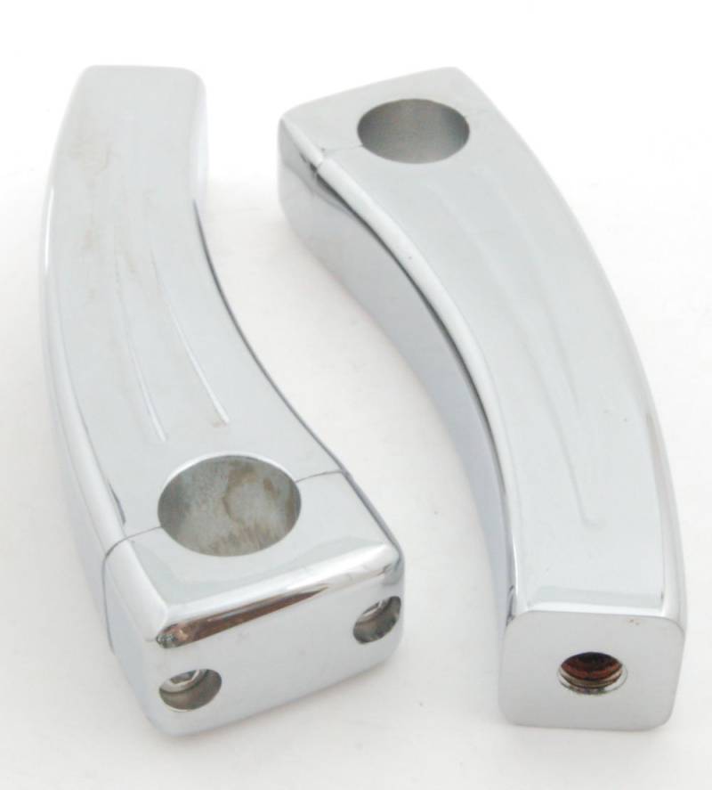 Topteng 5,5" Billet Chrome 1" Bars Riser Pull Back 1.25" für Hon-da Schatten Intruder VTX von Topteng