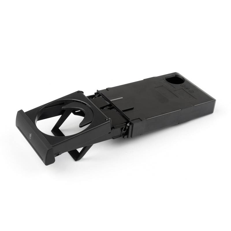 Topteng Auto Becherhalter, Klapp Stretch Falten-Becherhalter für Au-di A6 C5 1998-2005 Schwarz von Topteng