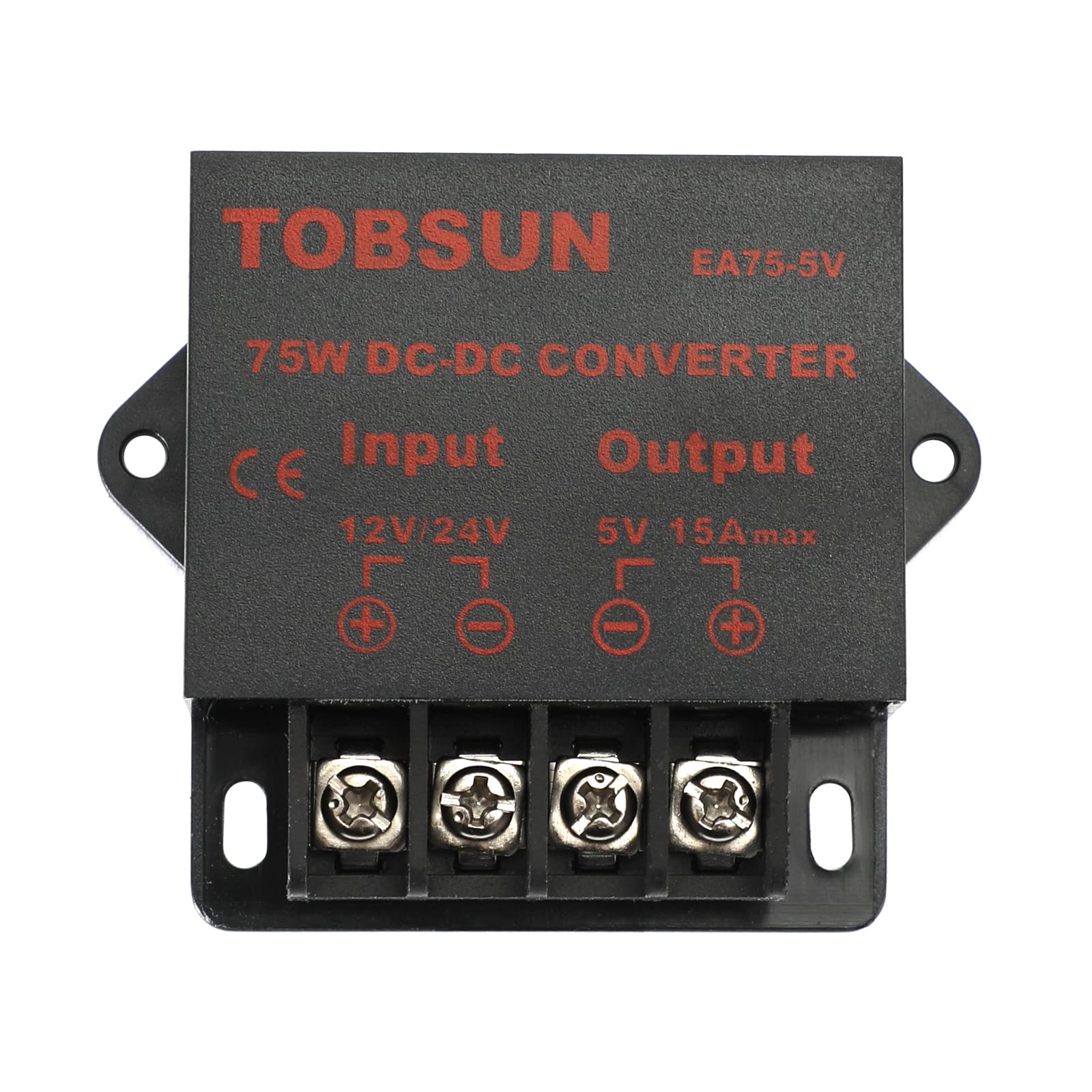 Topteng DC 12V/24V Step Down auf DC 5V 15A 75W Spannungsregler Reducer Power Converter von Topteng