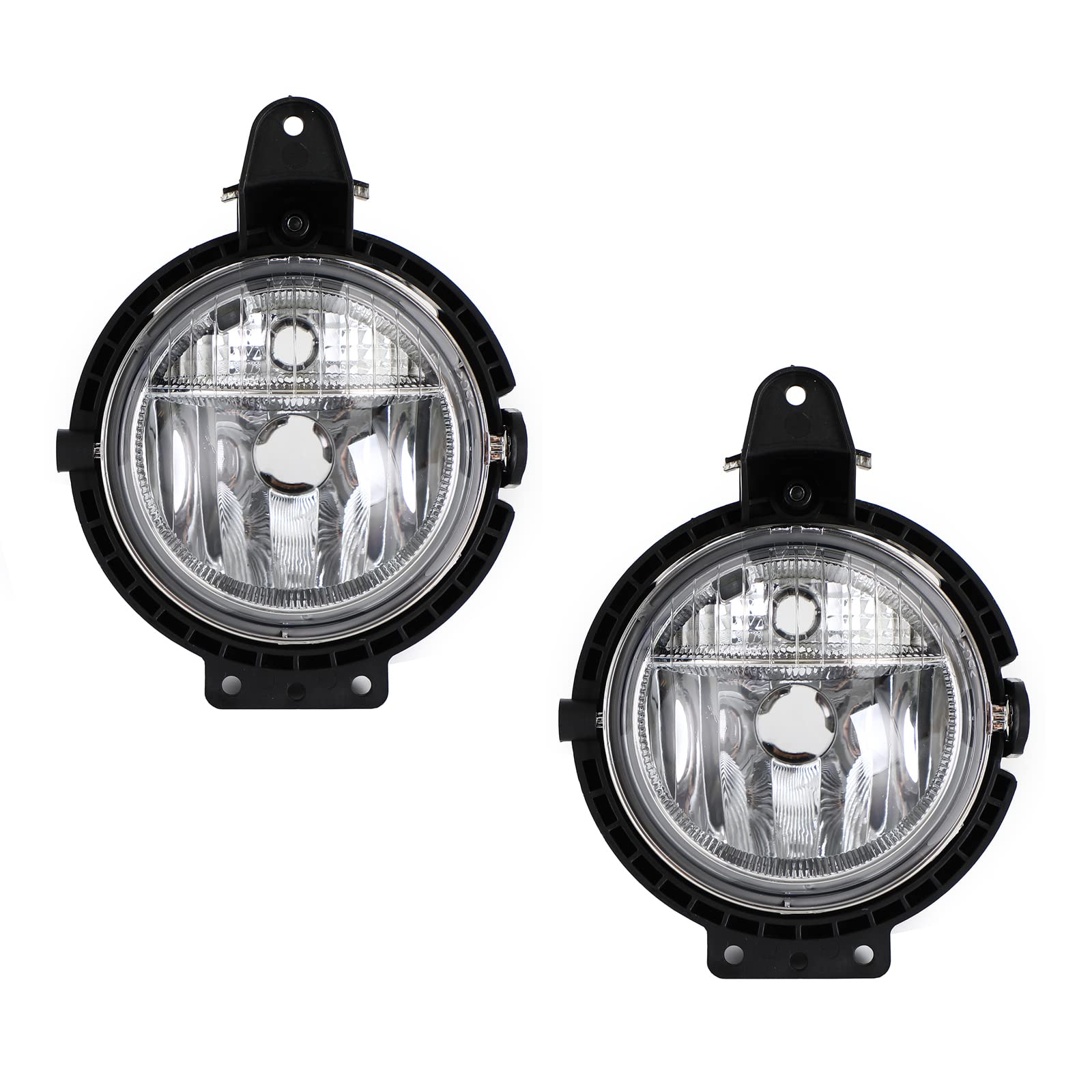 Topteng Fog Lights Cover Front Left and Right passend für Mini R55 R56 R57 R58 Cooper 2007-2015 von Topteng