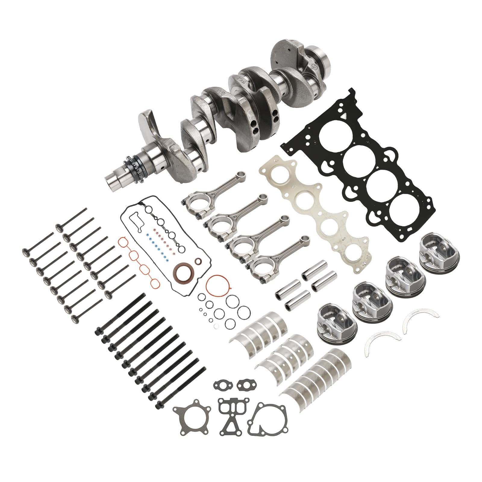 Topteng G4FD Engine Rebuild Overhaul Kit w/Crankshaft & Connecting Rod passend für Hyundai 1.6L von Topteng