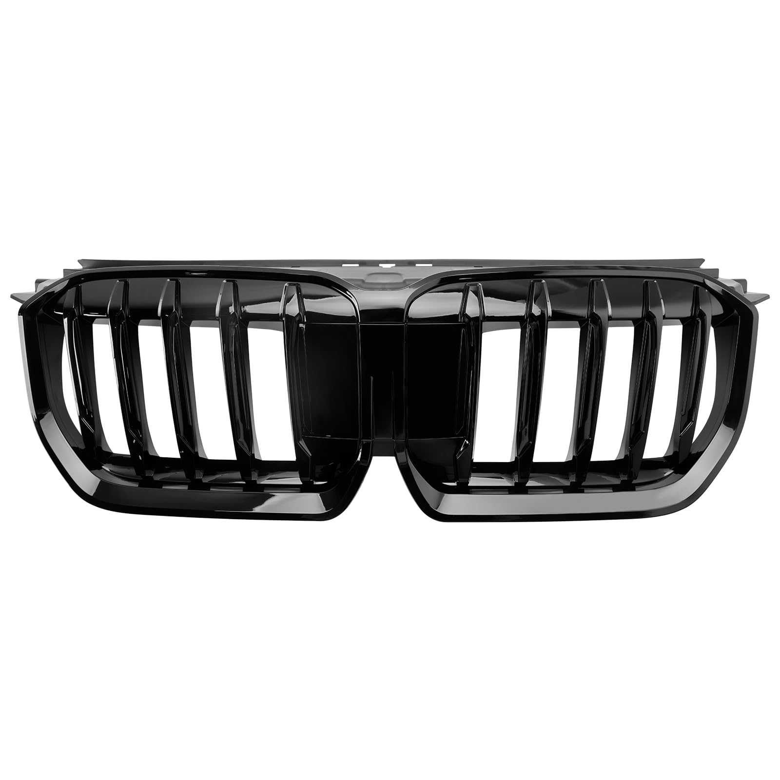 Topteng Gloss Black Front Bumper Kidney Grille Grill passend für BMW X1 U11 U12 2023-2024 von Topteng