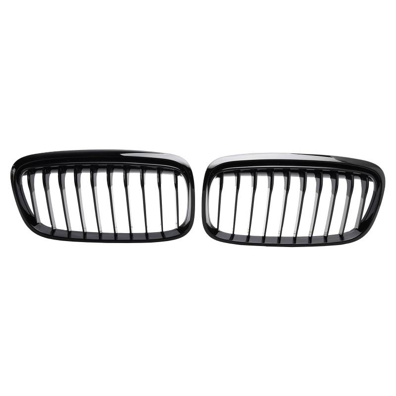 Topteng Gloss Black Front Grille Grill passend für BMW 2 Series Gran Tourer F45 F46 2015-2018 von Topteng