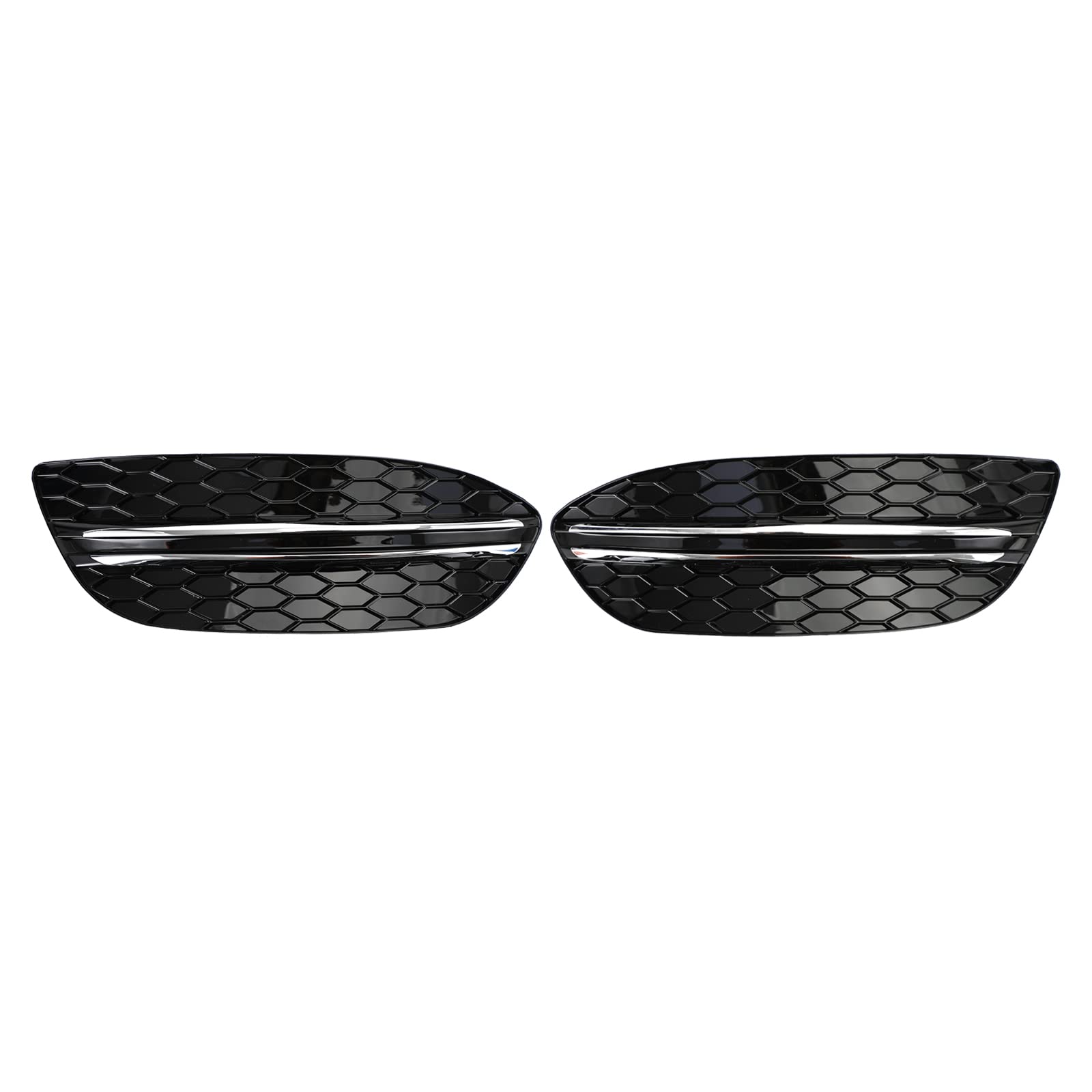 Topteng Honeycomb Front Fog Light Cover passend für Mercedes Benz C-Class W205 2015-2018 Base von Topteng