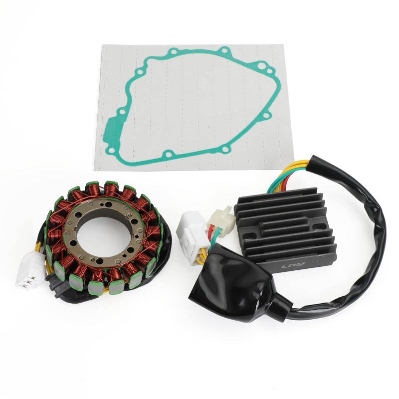 Topteng Magneto Coil Stator+Voltage Rectifier+Gasket passend für Honda CBR900RR CBR929RR 00-2001 von Topteng