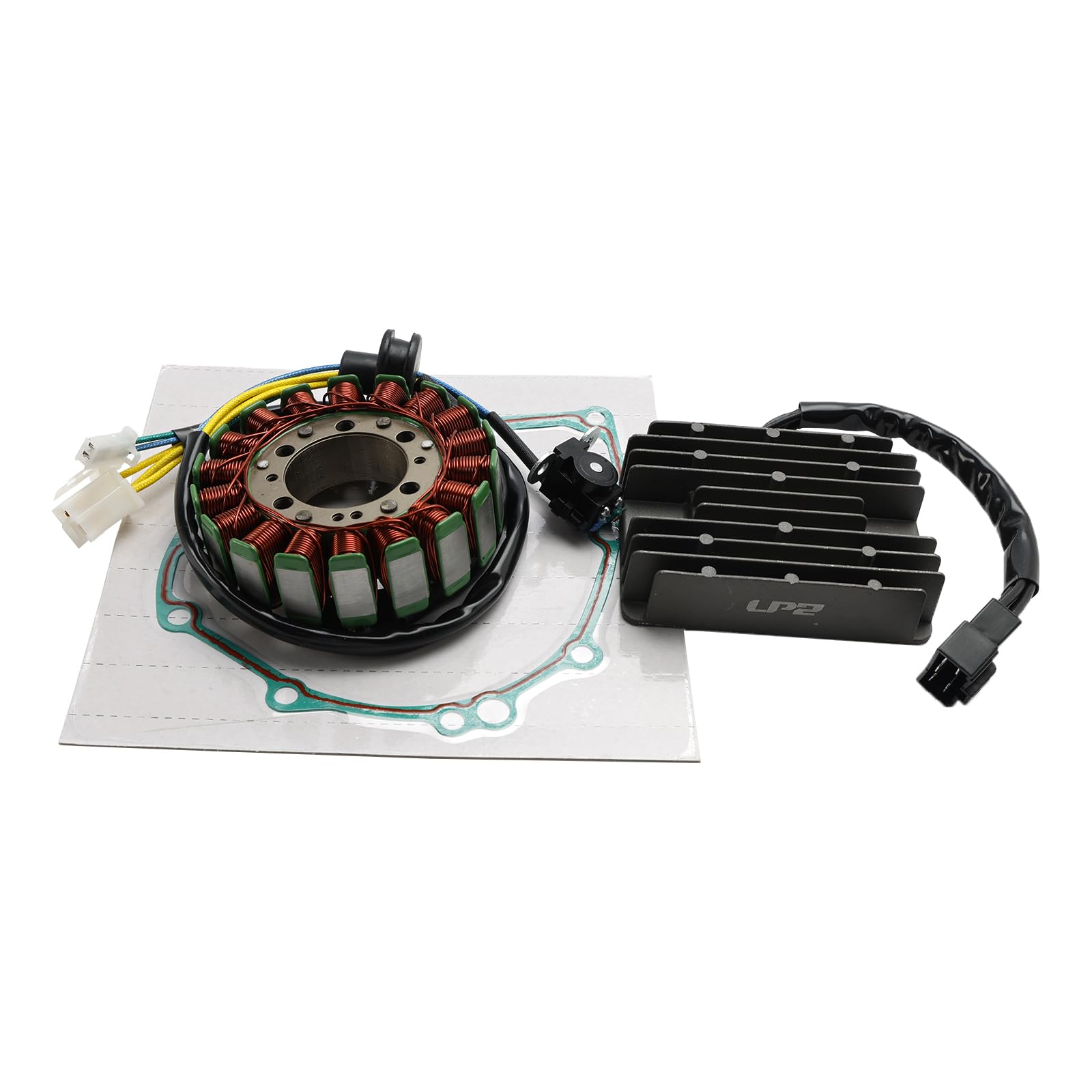 Topteng Magneto Stator+Regulator Rectifier+Gasket passend für Suzuki Hayabusa GSX1300R 99-07 von Topteng