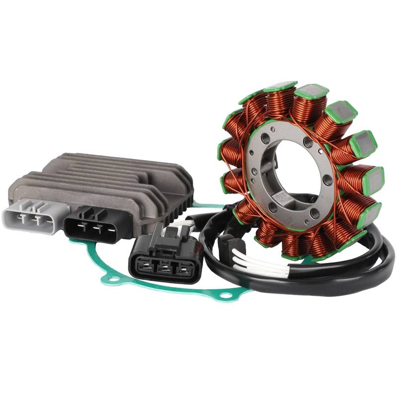 Topteng Magneto Stator+Voltage Rectifier+Gasket passend für Kawasaki ZX1000 Ninja ZX10R 11-15 von Topteng