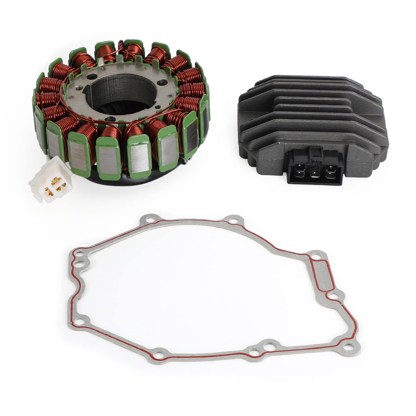 Topteng Magneto Stator+Voltage Rectifier+Gasket passend für Yamaha FZ6 Fazer / S2 2004-2009 von Topteng