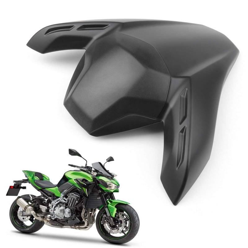 Topteng Motorrad Hinten Sozius-Sitz, Motorrad Fondpassagier Soziusabdeckung ABS Pad Motor Verkleidung Heckabdeckung für Ka-wasaki Z900 Z ABS 2017-2019 von Topteng