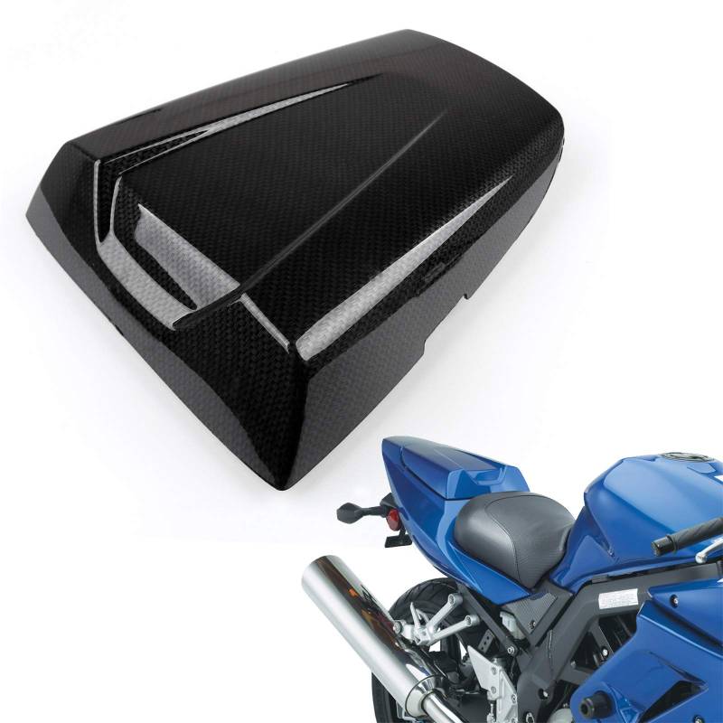 Topteng Motorrad Hinten Sozius-Sitz, Motorrad Fondpassagier Soziusabdeckung ABS Pad Motor Verkleidung Heckabdeckung für Su-zu-ki SV650 SV1000 2003-2012 von Topteng