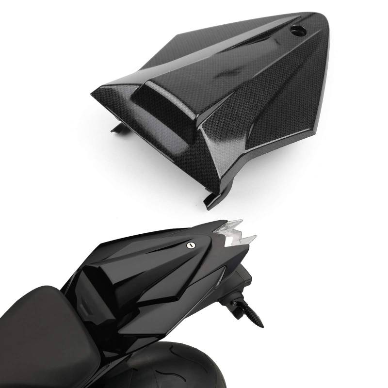 Topteng Motorrad Hinten Sozius-Sitz, Motorrad Fondpassagier Soziusabdeckung ABS Pad Motor Verkleidung Heckabdeckung kompatibel für BMW S1000RR 2015-2018 von Topteng