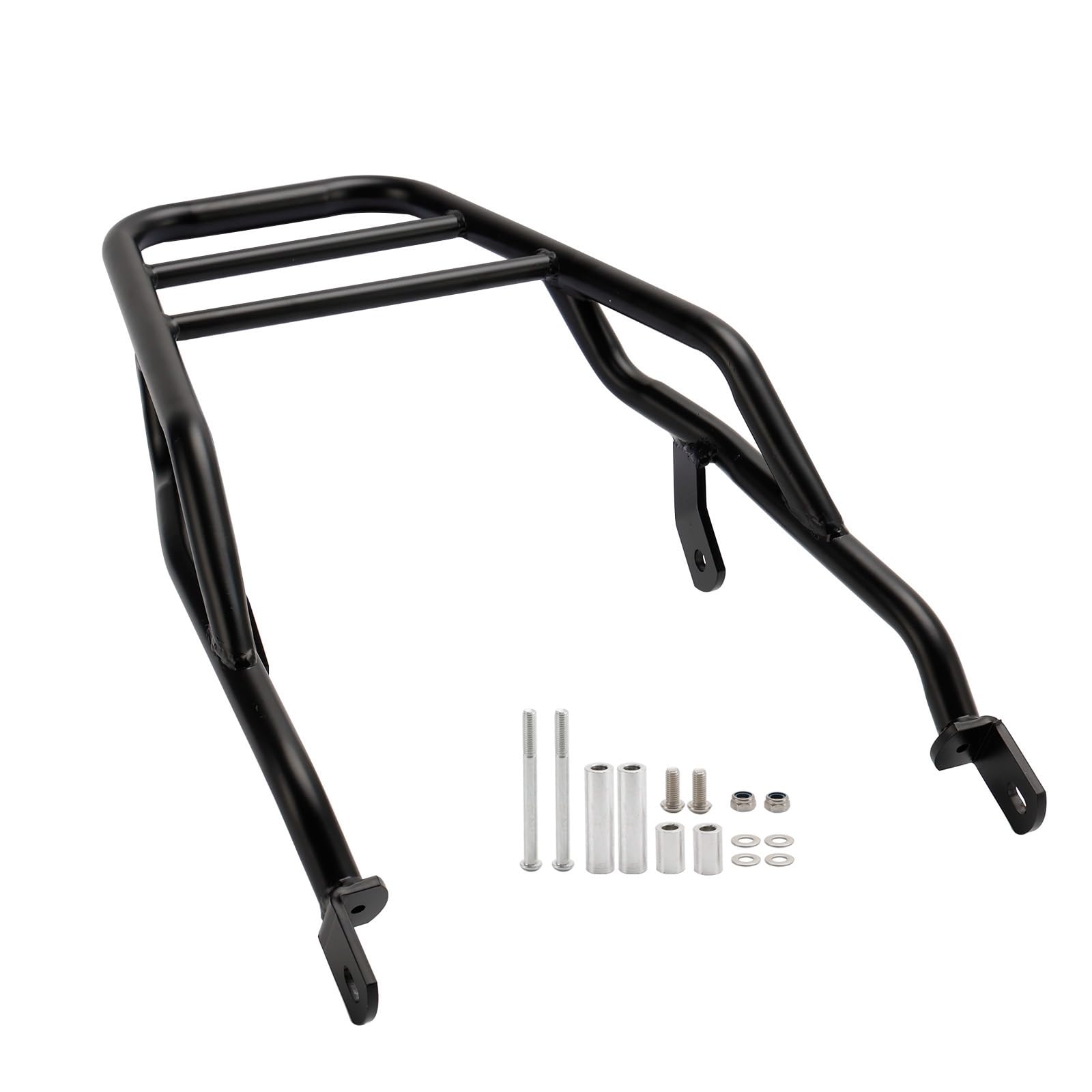 Topteng Rear Luggage Rack Black Carrier Support passend für Scrambler 1200 XC XE 2019-2023 von Topteng