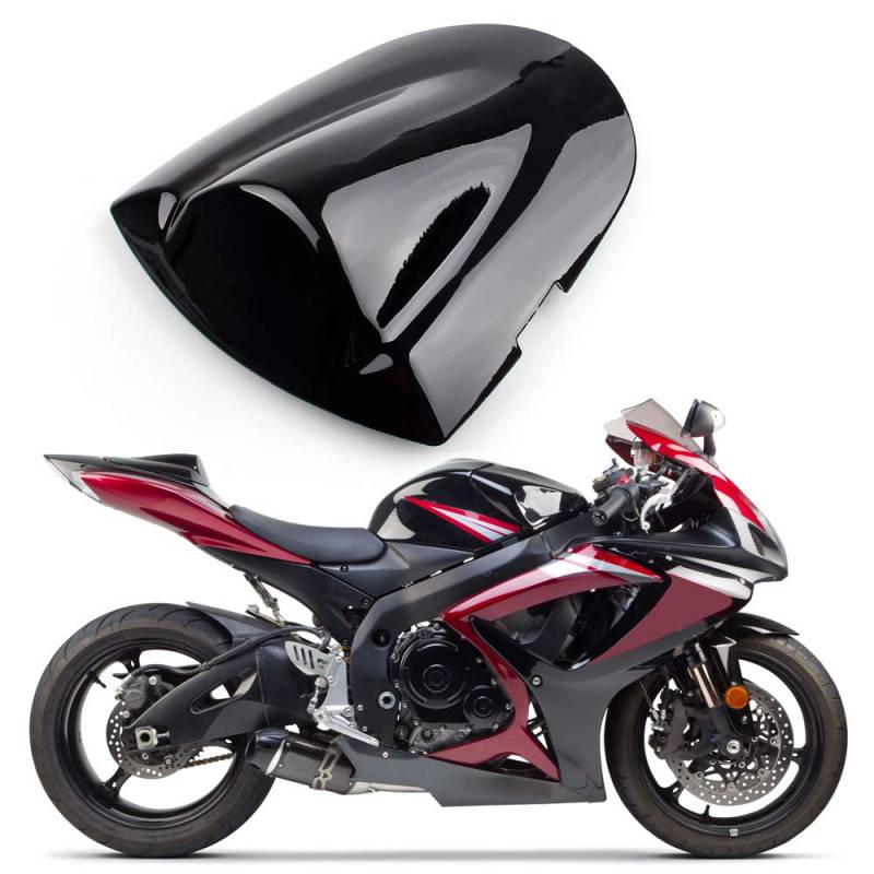 Topteng Rear Seat Cover Cowl passend für Suzuki GSXR600/750 2006-2007 Black von Topteng