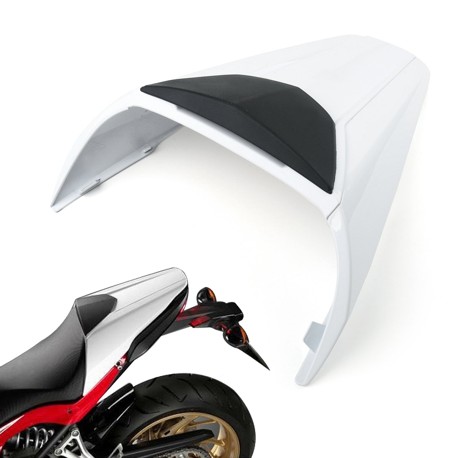 Topteng Rear Seat Cowl Cover passend für Honda CBR650F/CB650F 2014-2022 White von Topteng