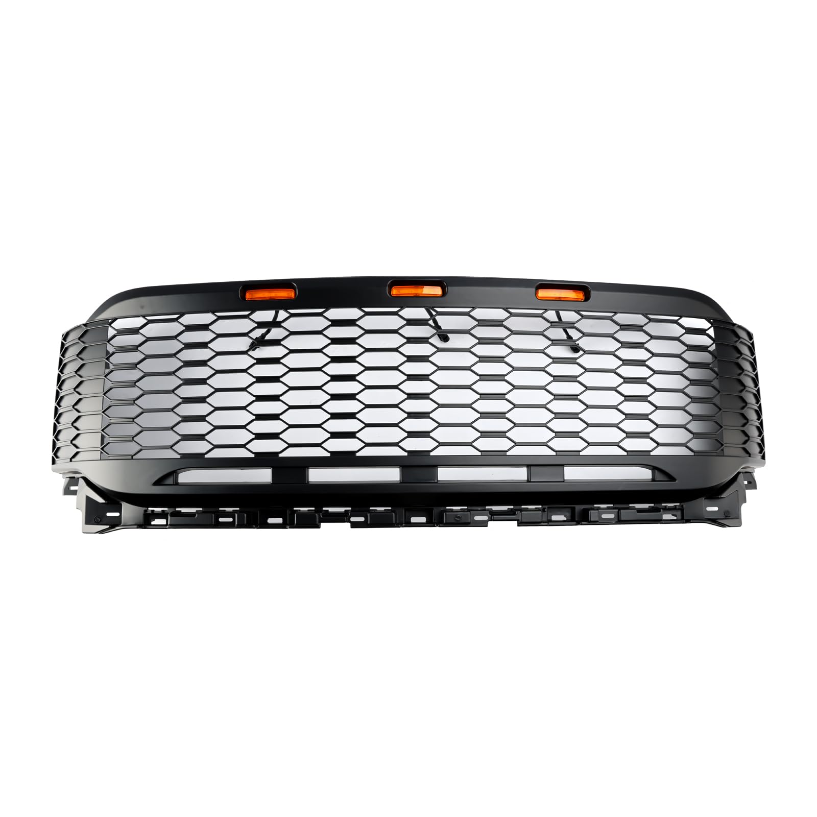 Topteng Replacement ABS Front Bumper Grill Grille passend für Ford F150 2021-2023 Raptor W/LED von Topteng