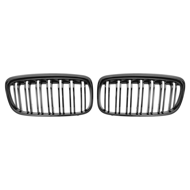 Topteng Schwarz glänzender Frontgrill Kühlergrill passend für BMW 2er Gran Tourer F45 F46 2015-2018 von Topteng