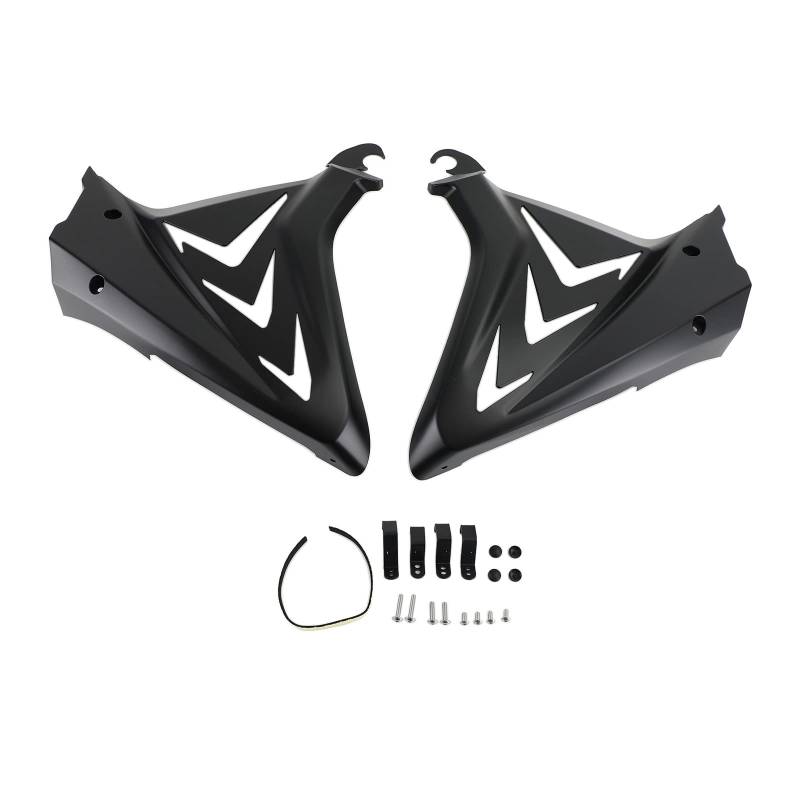 Topteng Side Frame Cover Panels Fairings Cowls passend für Honda CBR650R 2019-2021 Black von Topteng