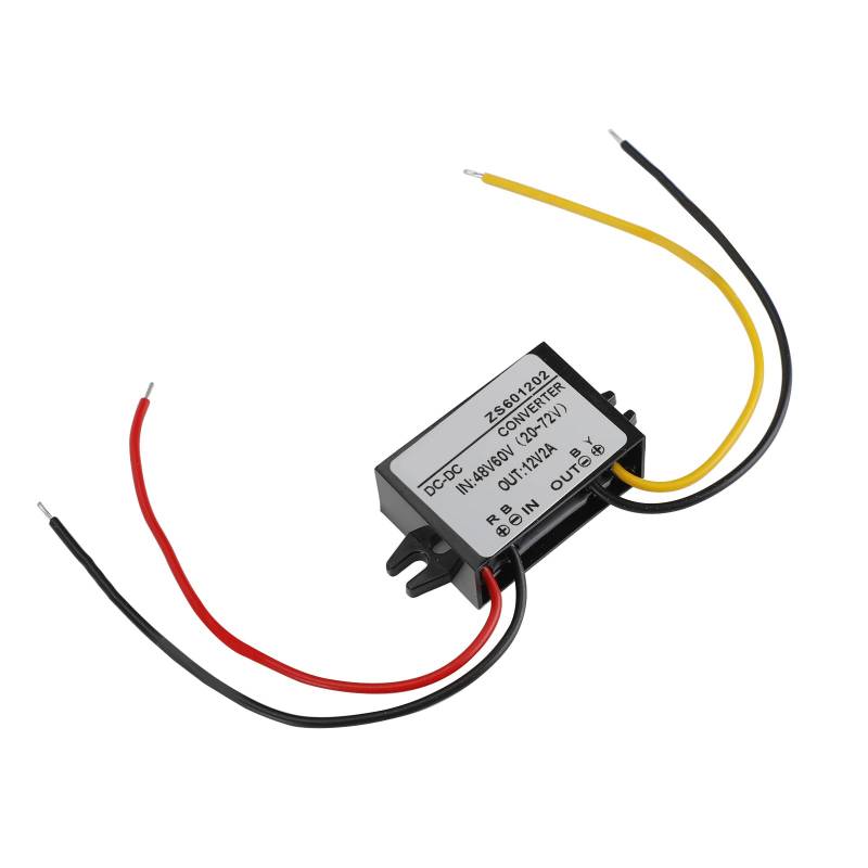 Topteng Waterproof DC-DC Converter 60V Step Down to 12V Car Power Supply Module 2A von Topteng