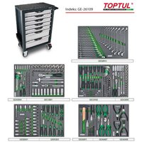 Werkzeugwagen mit Ausstattung TOPTUL GE-26109 von Toptul