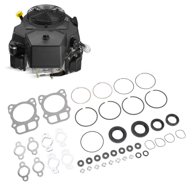 Topyond -Motoren Überholungskit, Aluminiumlegierkolben, Ringe und Dichtungsset kompatibel mit CH18, CH20, CH22, komplettem Motor -Rebuild -Kit für Reparatur und Wartung, von Topyond