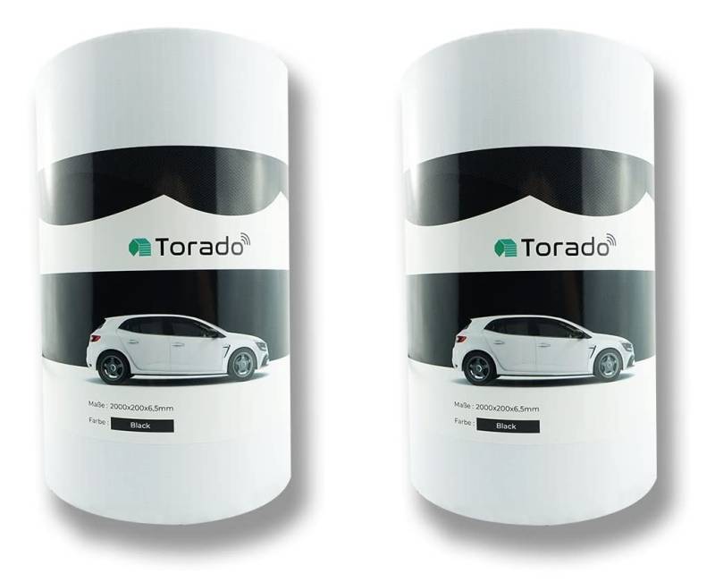 TORADO 2 x 2m Garagen Wandschutz selbstklebend 2m lang für Autotüren Garagenwand Schutz Türkantenschutz Auto Stoßschutz Wand Autotür Wandschutz Autotürschutz Wand Garage Autotürenschutz Garage (grau) von Torado