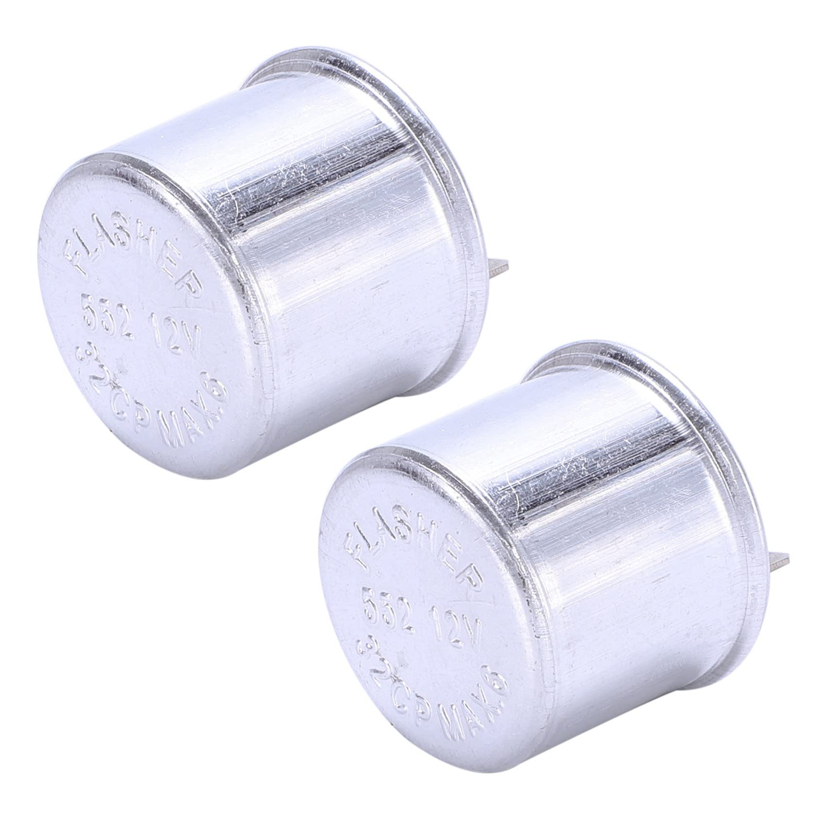 Toranysadecegumy 2X Klassisches Auto Blink Geber Relais Blinker 12V Licht Blinker 2 Pin von Toranysadecegumy