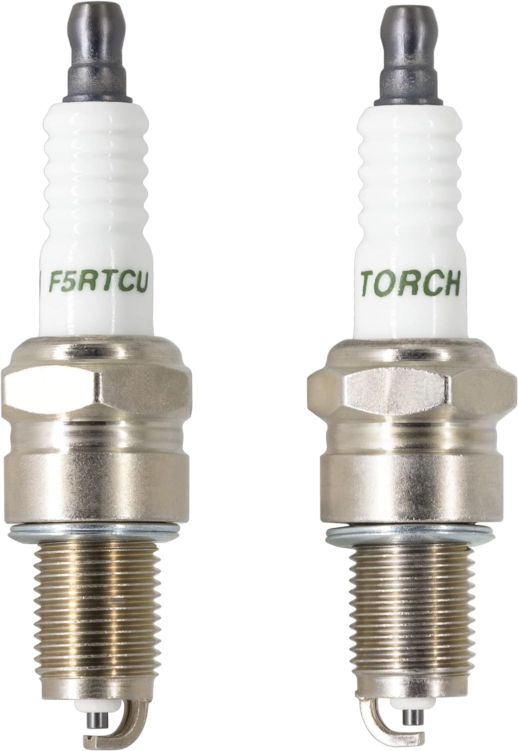 TORCH 2stk F5RTCU U-förmige Groove Solides Terminal Zündkerzen Ersetzen für N GK 7422/BPR5ES, für Den so W16EPR-U W16EXR-U,für Cham pion 322/RN11YC, für BOS CH WR9DC+, WR8DP, für TO YOTA 90098-16325 von Torch