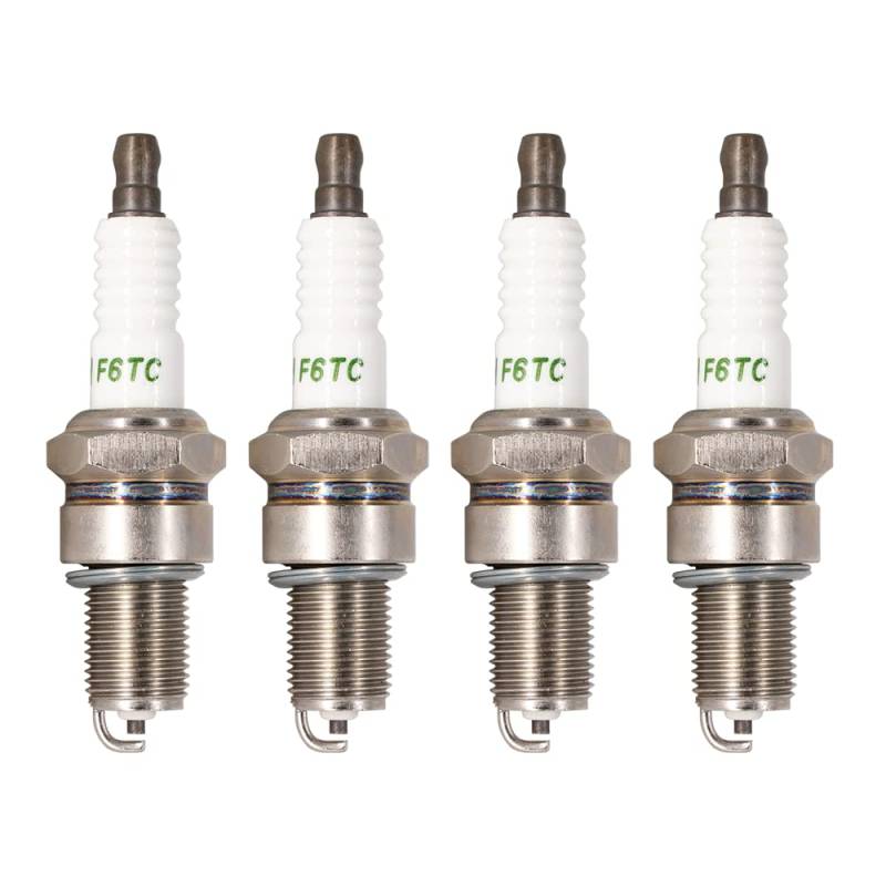 TORCH 4pcs F6TC Zündkerzen Ersetzen für NGK BP6ES Zündkerze, für W6D Zündkerze, für N9YC Zündkerze, für W20EP IW20 Zündkerze Zündkerze, OEM von Torch