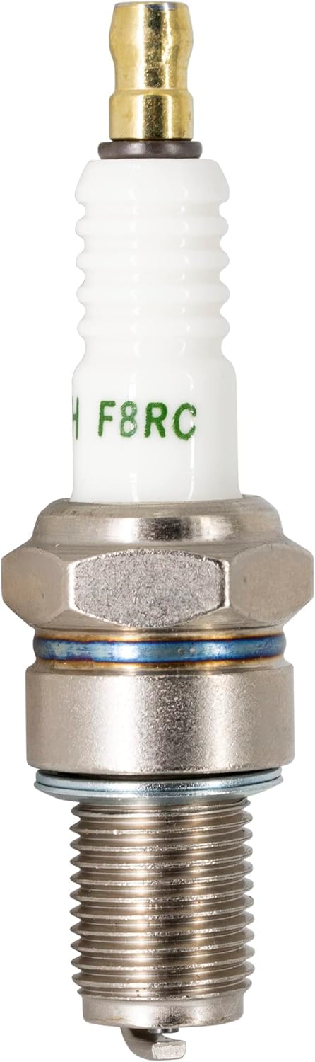 TORCH F8RC Zündkerze Ersetze für NGK 5422/BR8ES, für DENSO W24SER-U Zündkerze, für CHAMPION RN3C Zündkerze, OE108 ; für BOSCH W250TR2/WR4CC; für ACDELCO R42XL, S42XLR, für MOTORCRAFT AGR1X, OEM von Torch