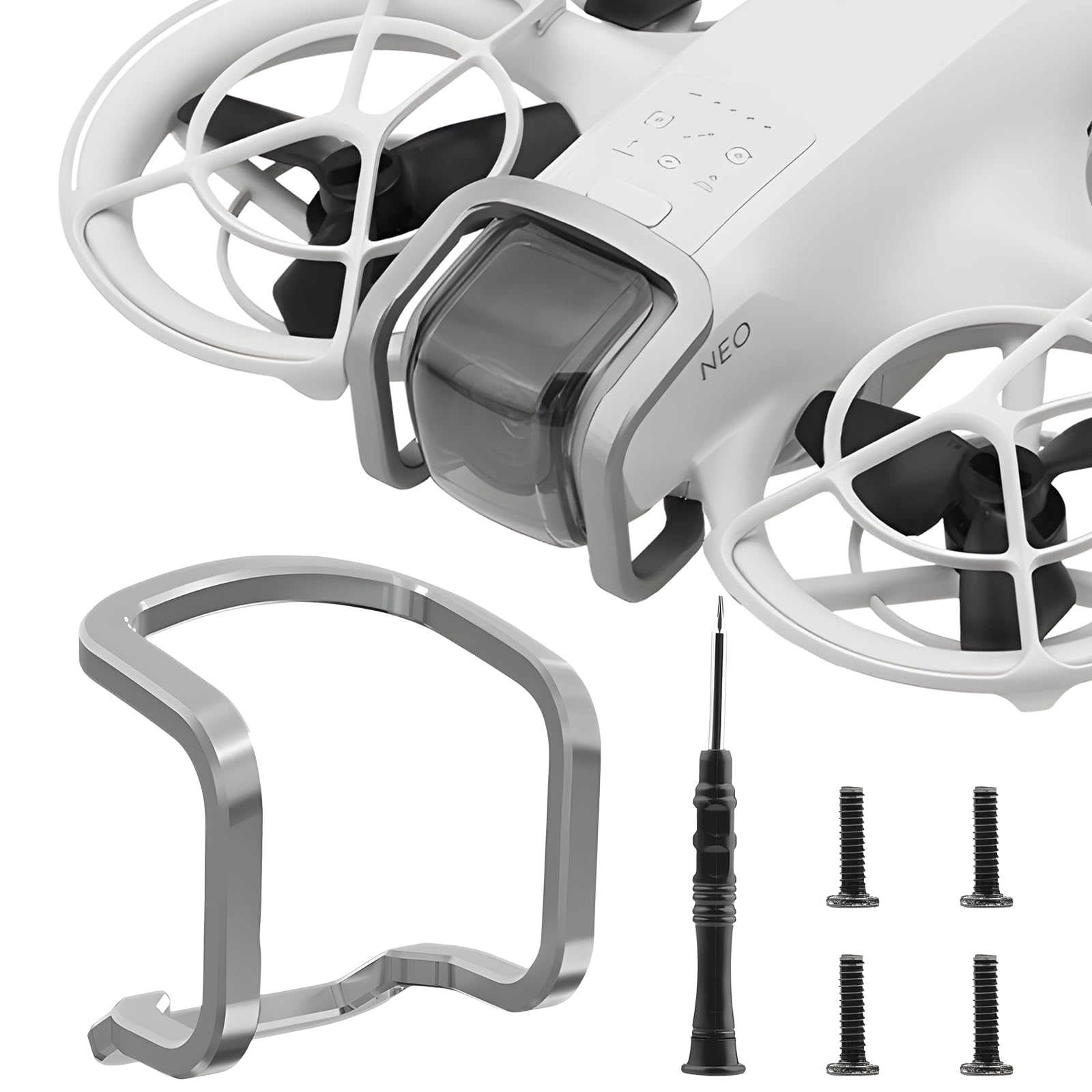 Tosiicop Gimbal Bumper Guard für DJI Neo Zubehör Gimbal Anti-Kollision Protekto für DJI Neo Drohnenkamera Kollisions und Kratzschutz Drohn Zubehör von Tosiicop