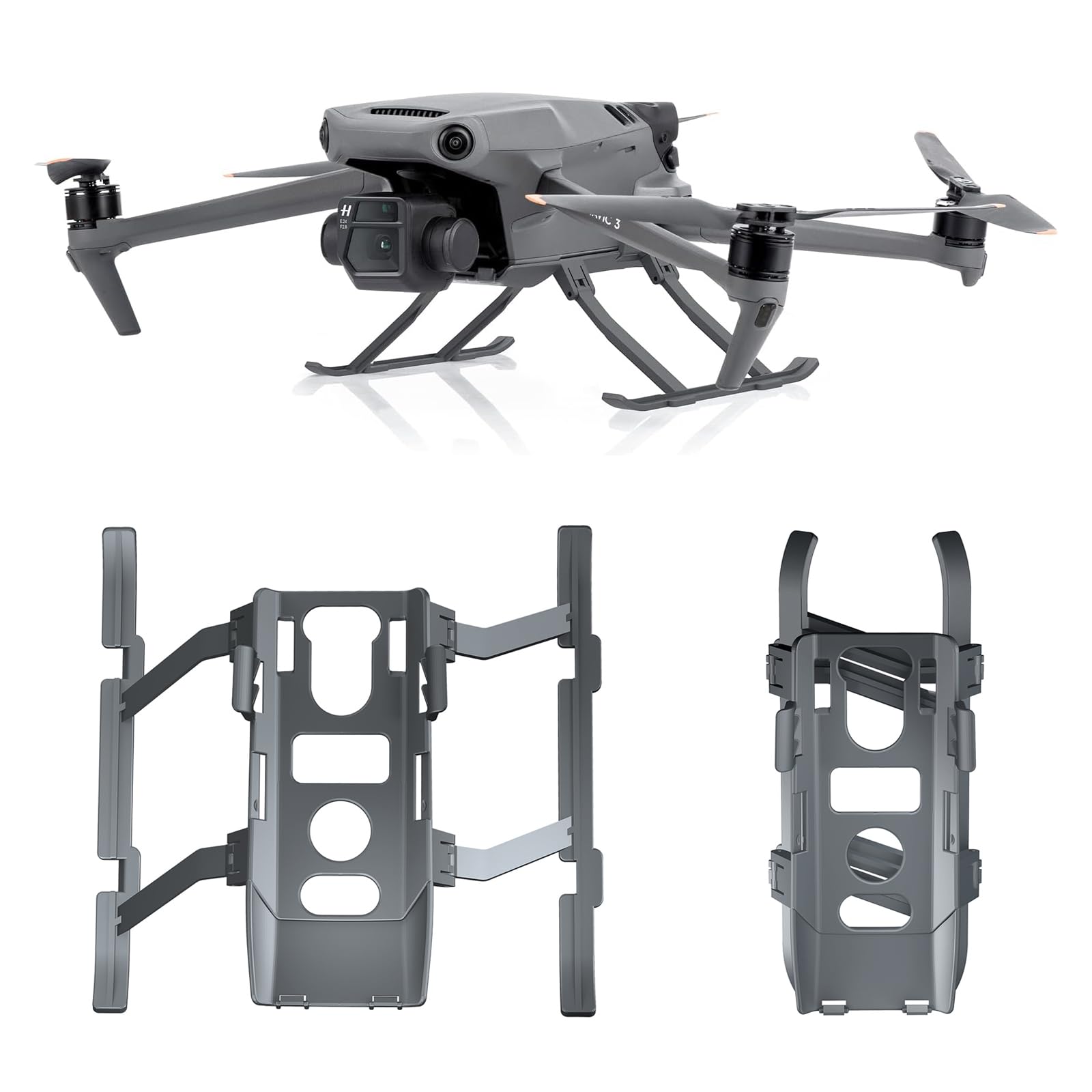 Tosiicop Mavic 3 Landing Gear - Mavic 3 Classic Faltbares verlängertes Landebein für DJI Mavic 3 Mavic 3 Classic Drohnenzubehör (nicht für Mavic 3 Pro) von Tosiicop