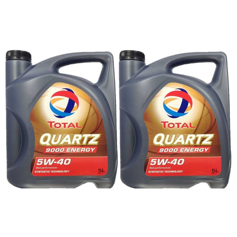 Total 2 x 5 Liter (10 Liter) Quartz Energy 9000 5 W-40 Motorenöl 5 W40 von Total