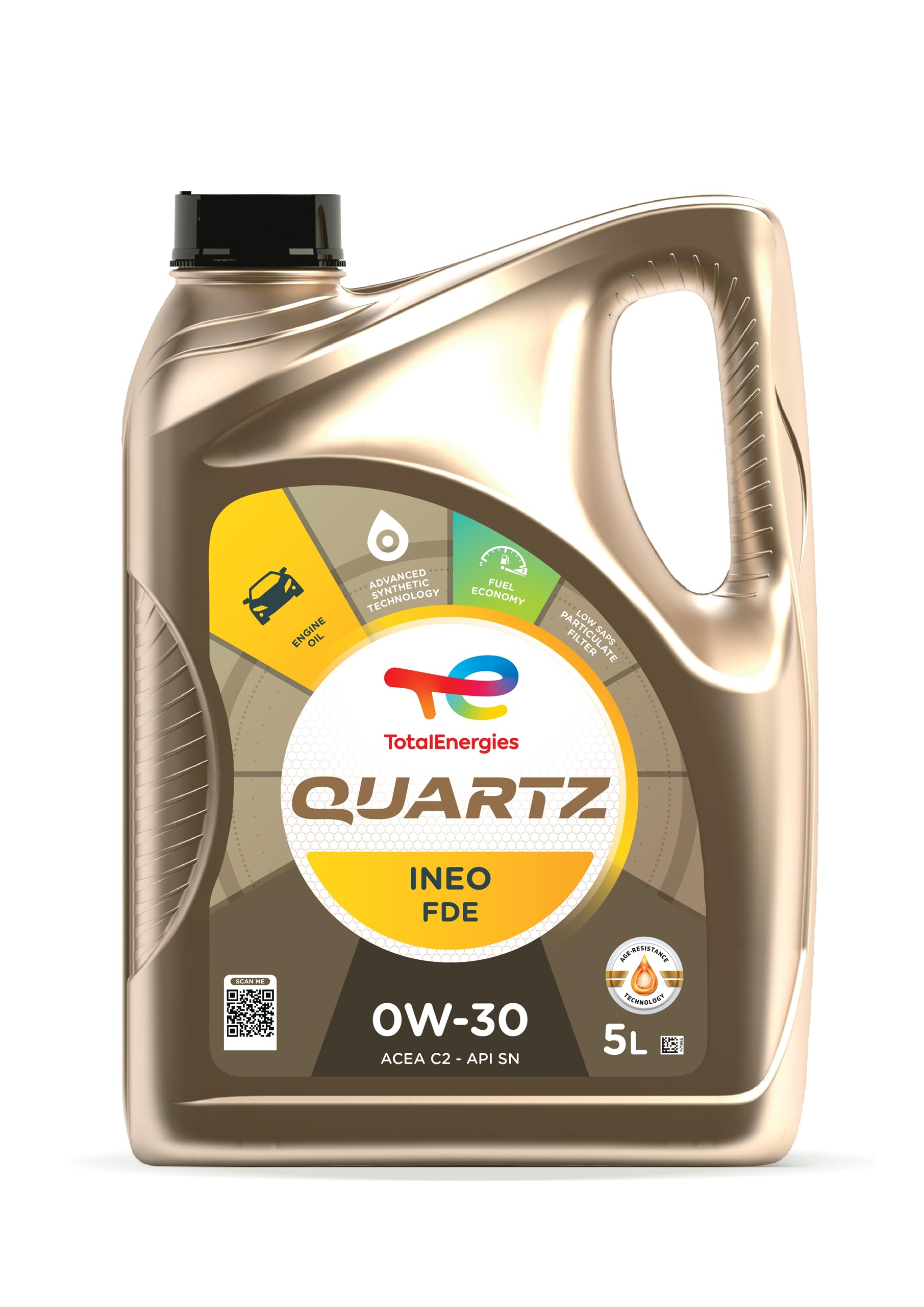 5 Liter TOTAL Quartz Ineo FDE 0W-30 von TotalEnergies