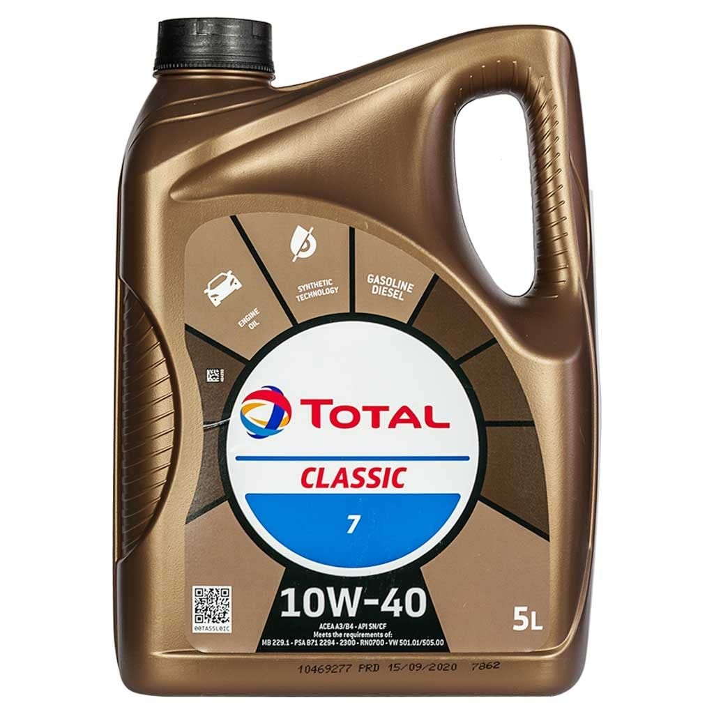 Total 156357 Classic 10W-40 Motorenöl, 5 Liter von Total