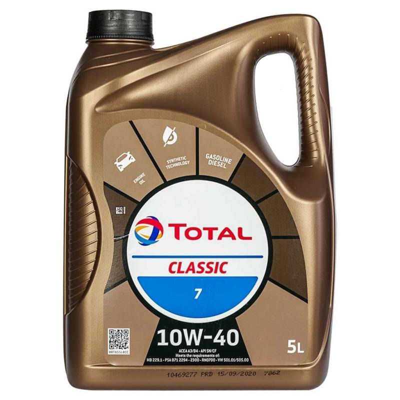 Total 156357 Classic 10W-40 Motoröle, 5 Liter von Total