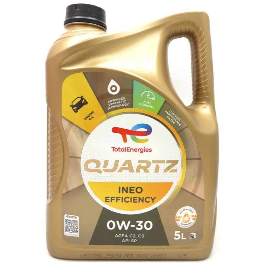 5 Liter Totalenergies Quartz Ineo Efficiency 0W-30 von TotalEnergies