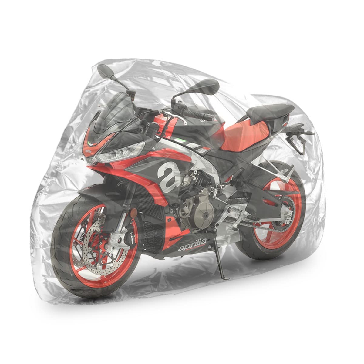 Motorrad Abdeckplane Moto Guard L Abdeckhaube transparent von Tourtecs