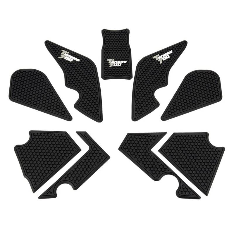 Tankpad Knieschoner für Yamaha Tenere 700 19-24 TKP grau von Tourtecs