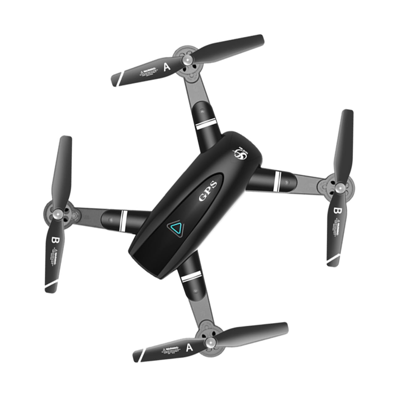 Toyvian 1 Satz Gps Faltbare Luftdrohne Rc-quadrotor Ferngesteuerte Drohne Faltbarer Quadrotor Luftbild Drohne Ferngesteuerter Hubschrauber Faltbarer Quadrocopter Black von Toyvian