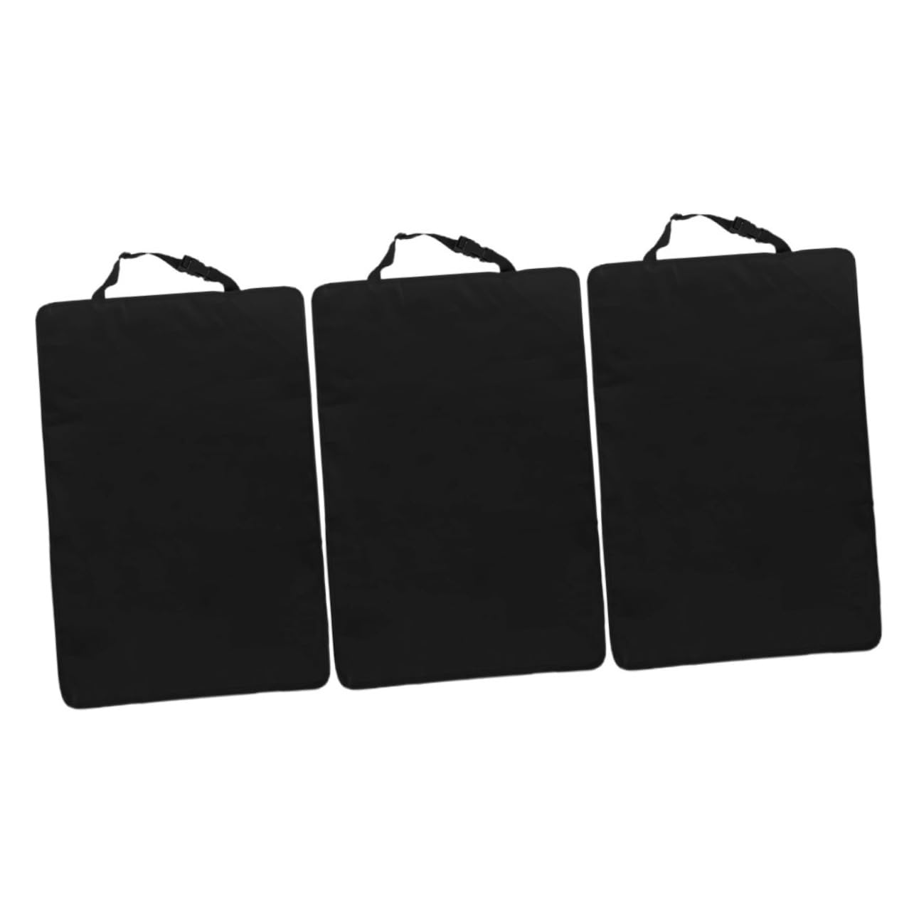 Toyvian 3St Autositzschutz sitzbezug autositzschoner Autositz Kickschutz Sitzschutzmatte Autositz Abdeckung Rücksitz-Auto-Organizer Anti-Kick-Pad für Autositze Oxford-Stoff Black von Toyvian