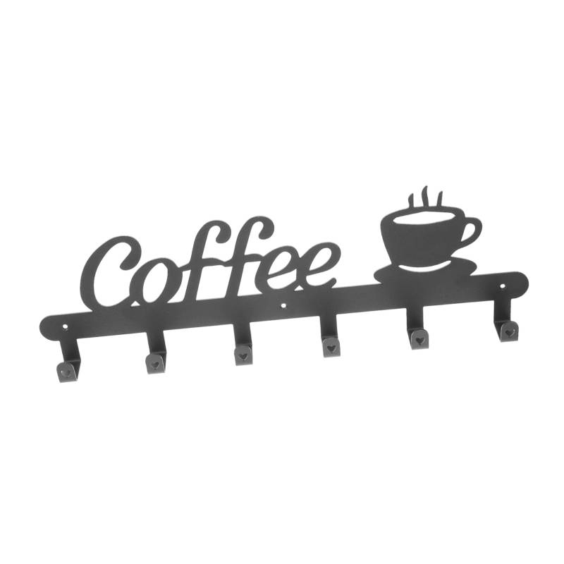 Toyvian Kreativer Kaffeebecherhalter Wandregal Für Kaffeetassen Wandmontierter Organizer Für Türkischen Kaffee Und Kapselspender Praktische Aufbewahrungslösung Für Küche Und Büro von Toyvian