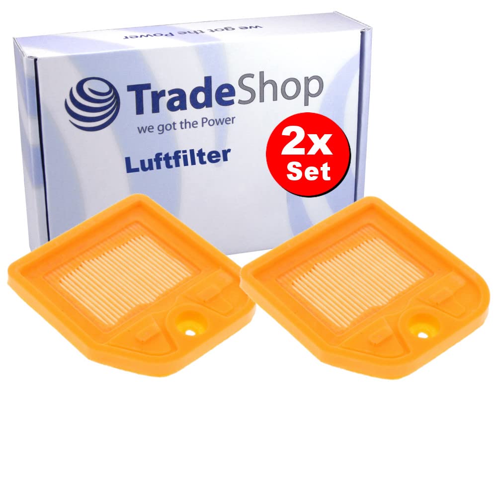 2x Trade-Shop Ersatz Luftfilter Papierfilter für viele Stihl Heckenscheren wie HS81R HS82T HS87R ersetzt Stihl 4237-141-0300, Stens 102-537 von Trade-Shop