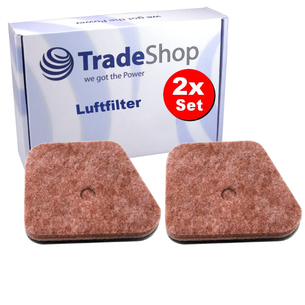 2x Trade-Shop Luftfilter für Stihl Heckenschneider Heckenschere Motorsense Freischneider Kantenschneider Kombi-Motor ersetzt 4180-120-1800 von Trade-Shop